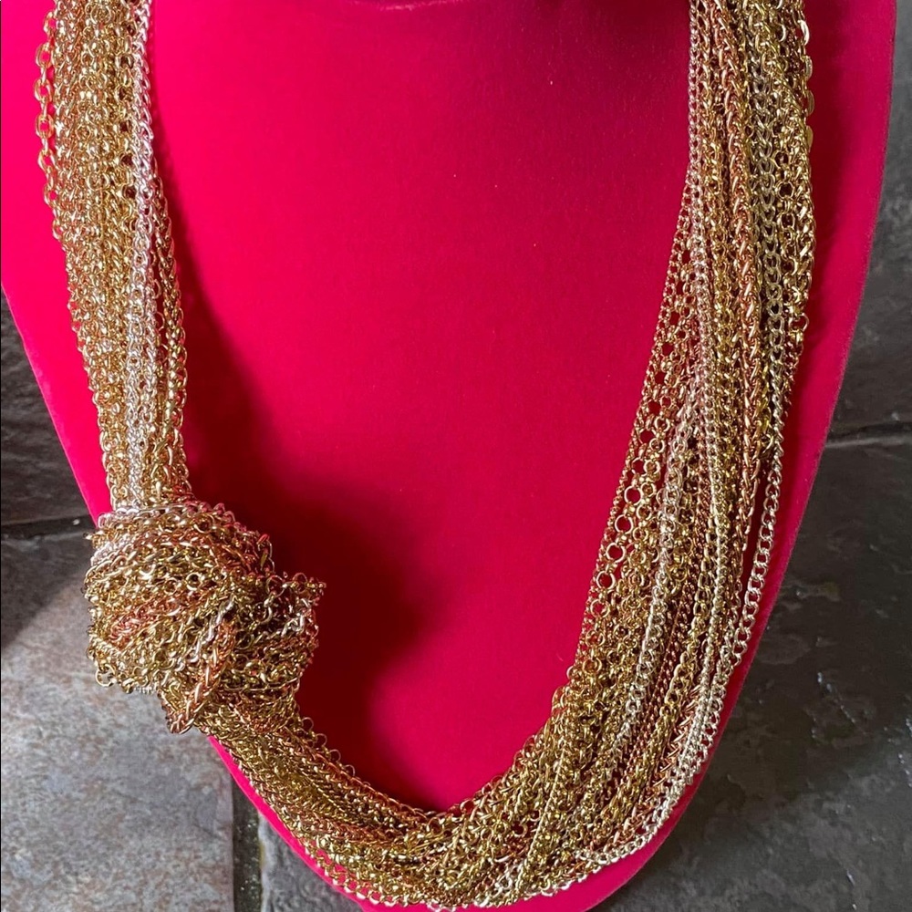 Beautiful gold necklace